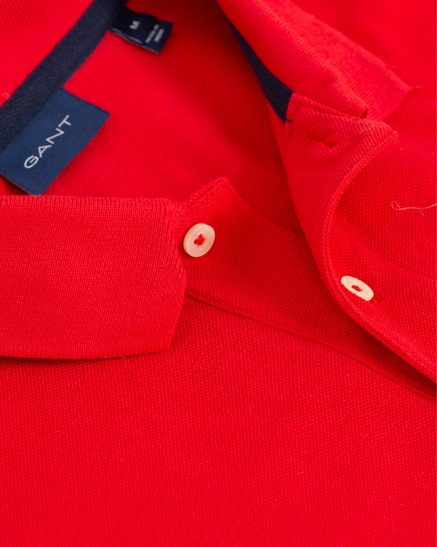 Heren | Polo's | GANT | Summer Polo Bright Red
