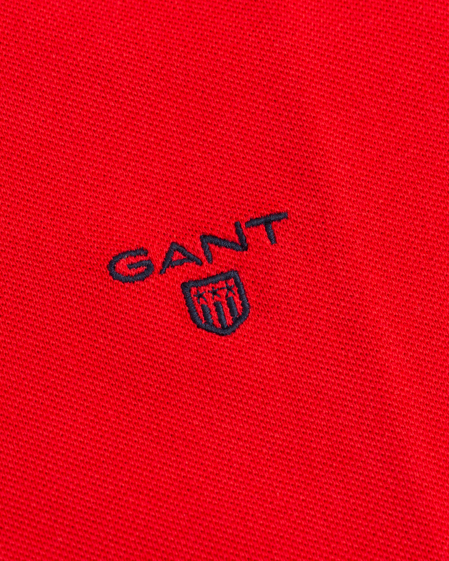Heren | Polo's | GANT | Summer Polo Bright Red