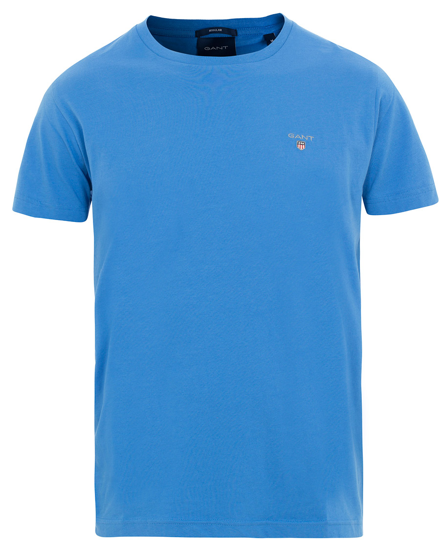 Heren | T-shirts | GANT | Original Crew Neck Tee Palace Blue