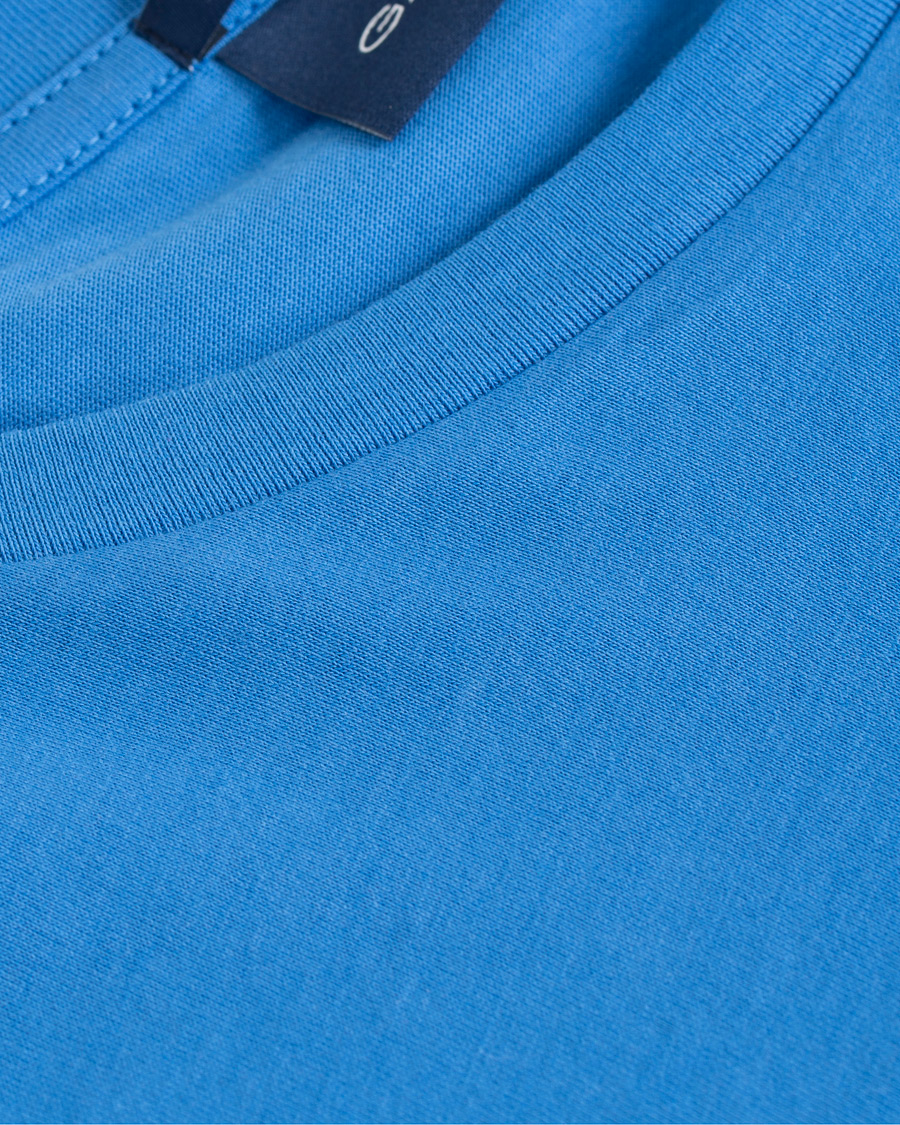 Heren | T-shirts | GANT | Original Crew Neck Tee Palace Blue