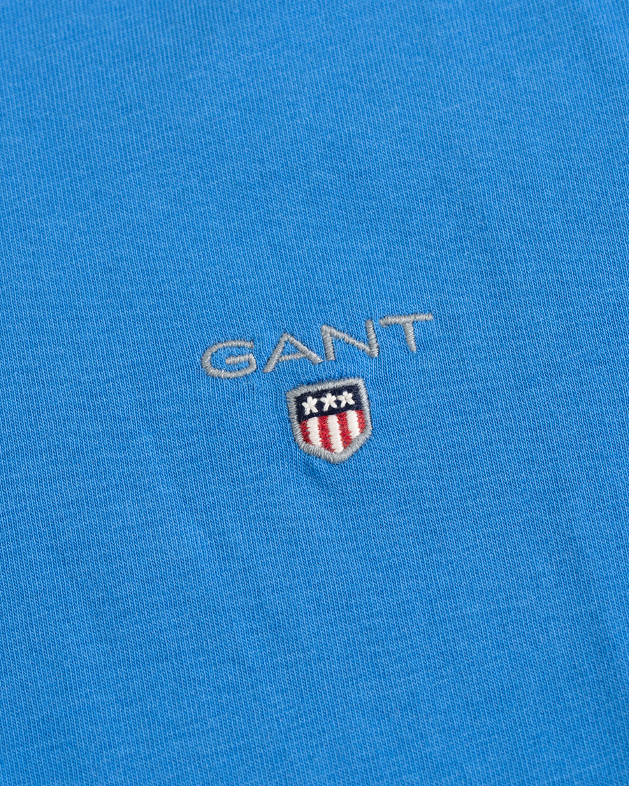 Heren | T-shirts | GANT | Original Crew Neck Tee Palace Blue