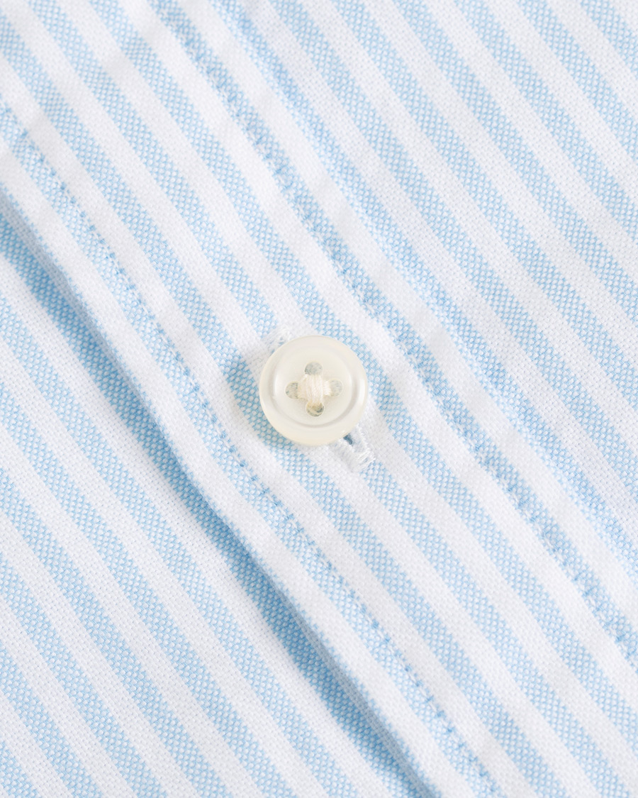 Heren | Overhemden | GANT | Slim Fit Oxford Banker Stripe Shirt Capri Blue