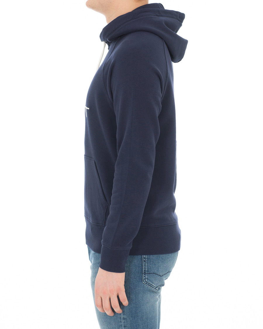 Heren | Truien | GANT | Lock Up Hoodie Evening Blue