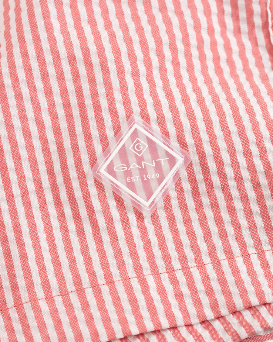 Heren | Zwembroek | GANT | Seersucker Swim Shorts Mineral Red