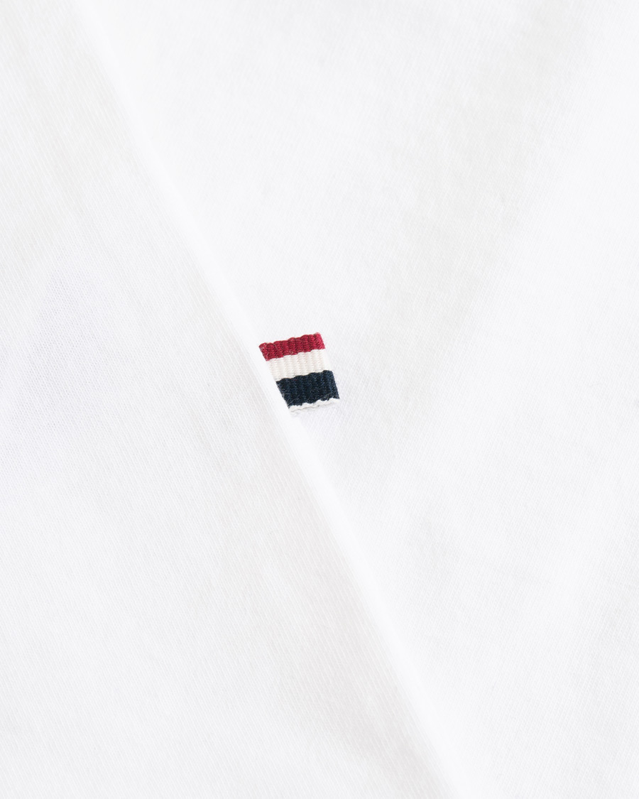 Heren | T-shirts | GANT | Le Mans Crew Neck Tee White