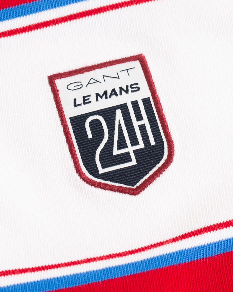 Heren | Truien | GANT | Le Mans Barstripe Rugger RedWhite