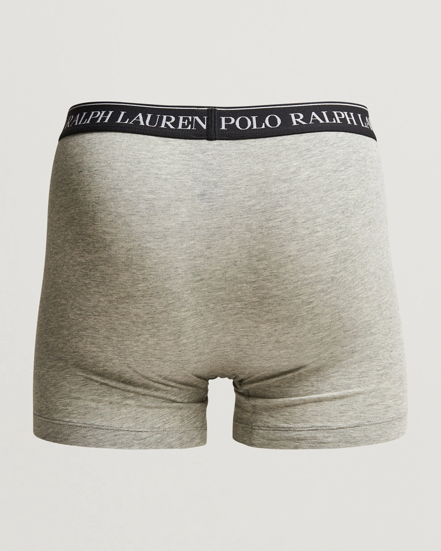 Heren | Zwembroeken | Polo Ralph Lauren | 3-Pack Stretch Boxer Brief White/Black/Grey