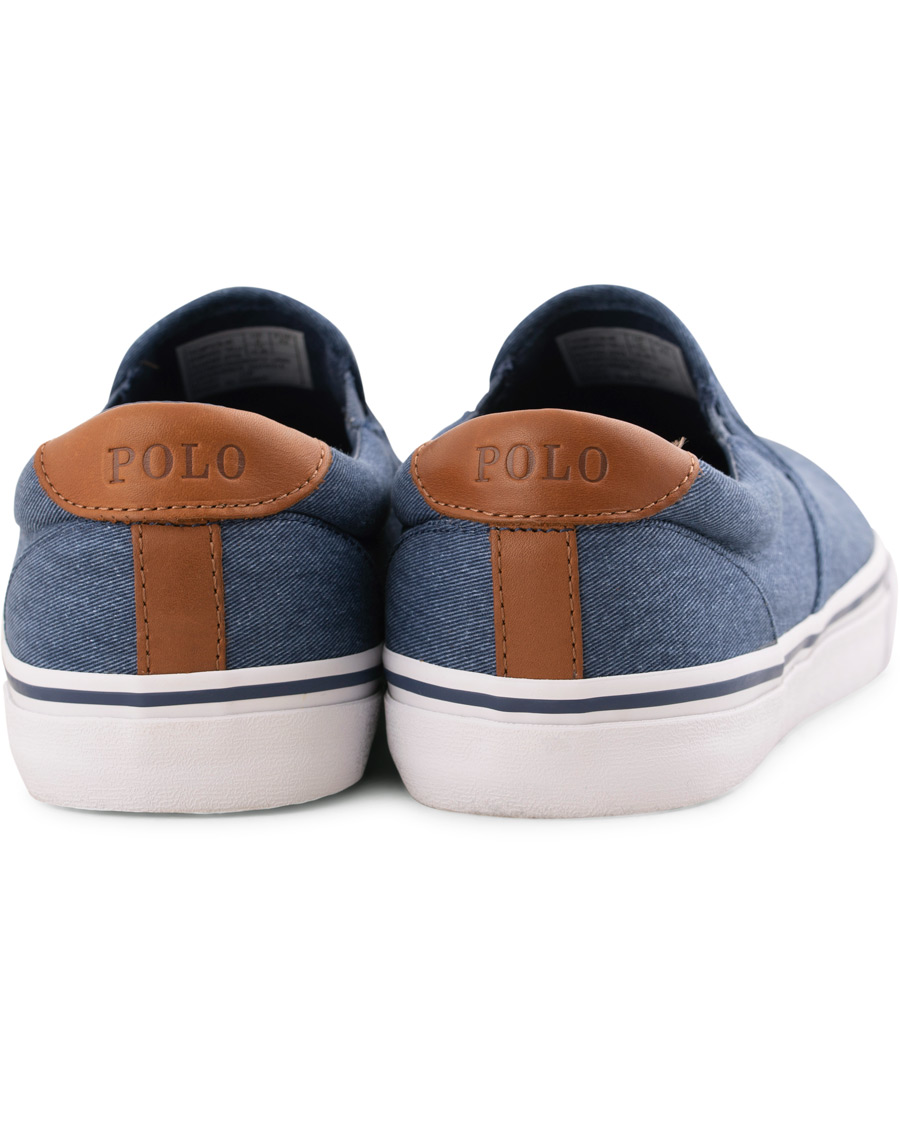 Heren | Polo Ralph Lauren Thompson Slip On Sneaker Newport Navy | Polo Ralph Lauren | Thompson Slip On Sneaker Newport Navy