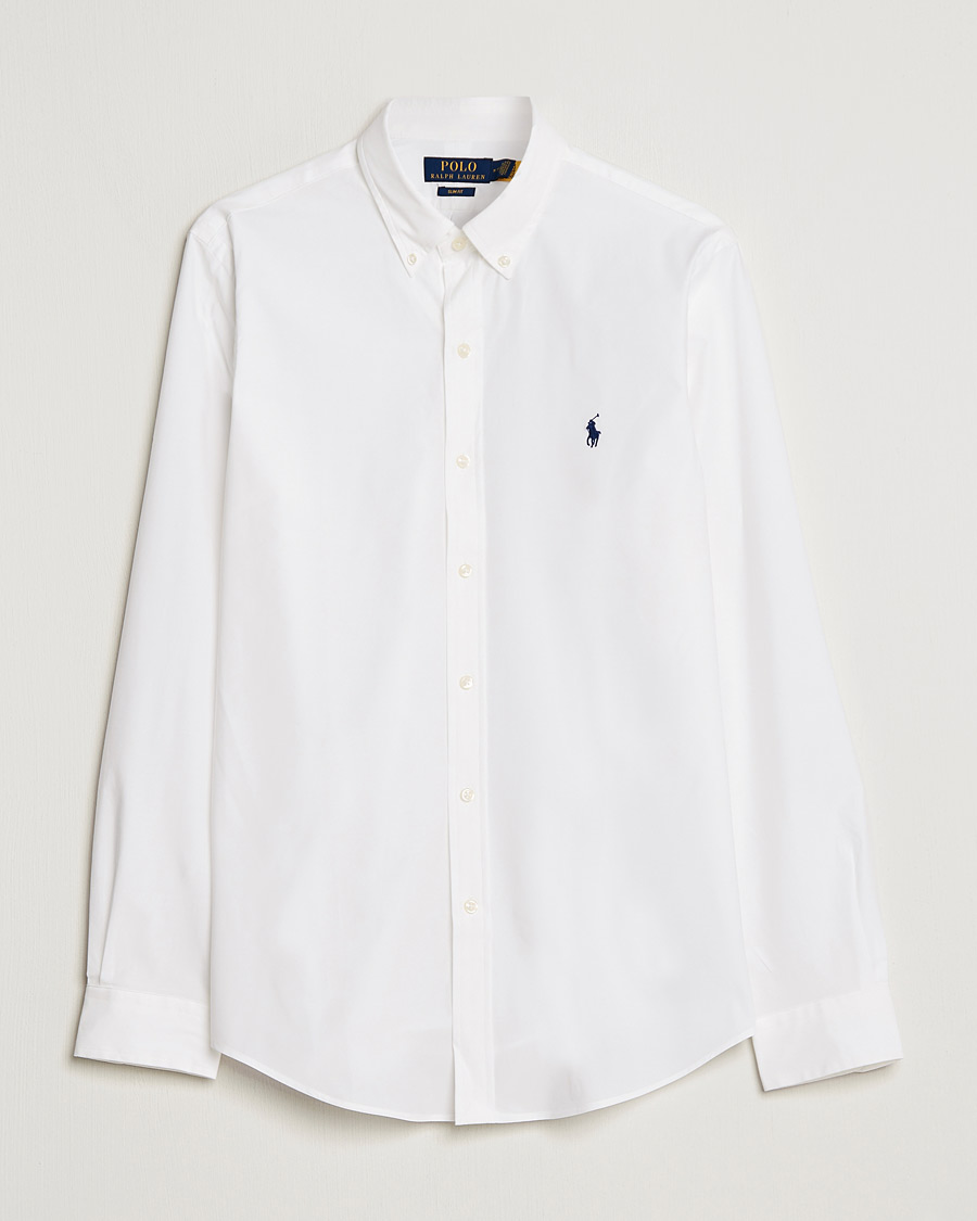 Heren | Overhemden | Polo Ralph Lauren | Slim Fit Shirt Poplin White