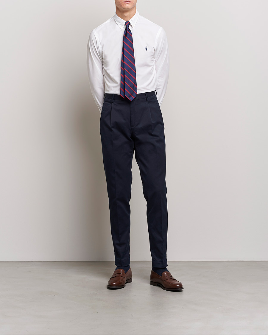 Heren | Overhemden | Polo Ralph Lauren | Slim Fit Shirt Poplin White