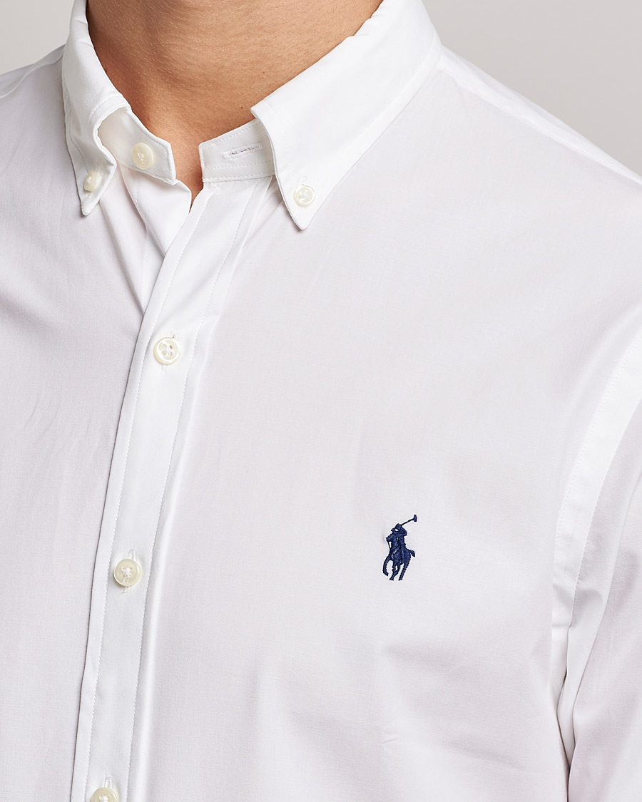 Heren | Overhemden | Polo Ralph Lauren | Slim Fit Shirt Poplin White