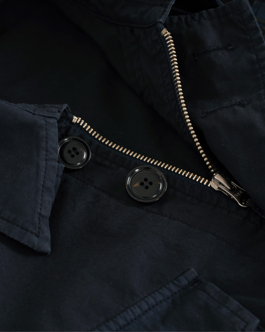 Heren | Jassen | Aspesi | Vancouver Cotton Field Jacket Navy