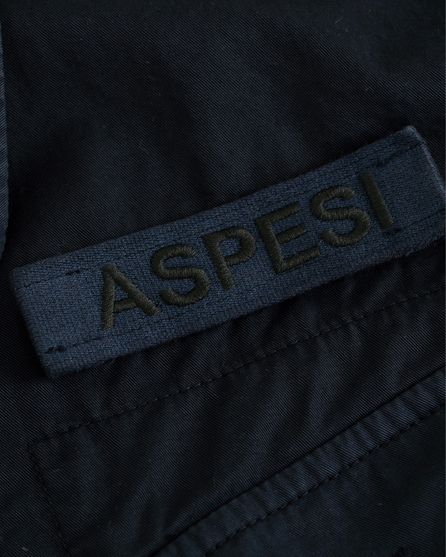 Heren | Jassen | Aspesi | Vancouver Cotton Field Jacket Navy