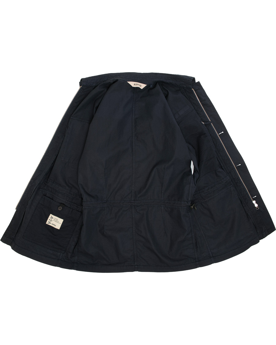 Heren | Jassen | Aspesi | Vancouver Cotton Field Jacket Navy