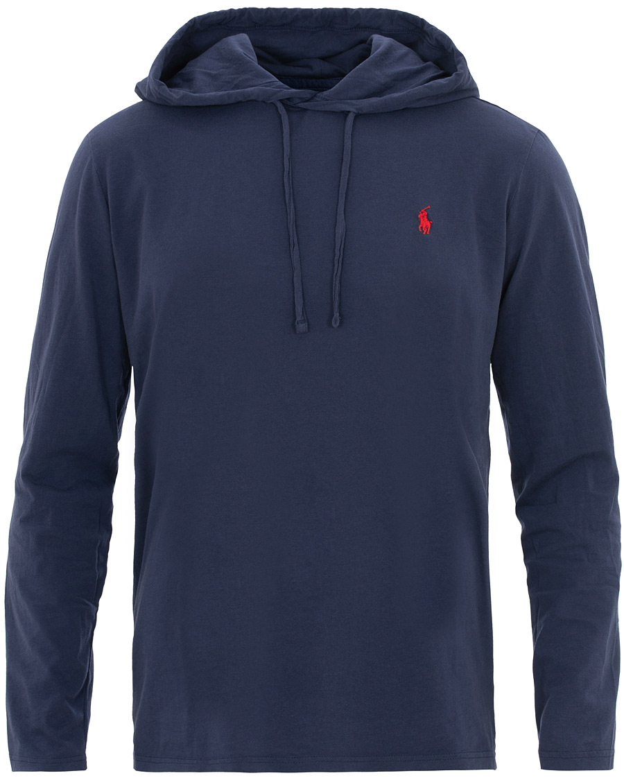 Heren | T-shirts | Polo Ralph Lauren | Long Sleeve Hoodie Newport Navy