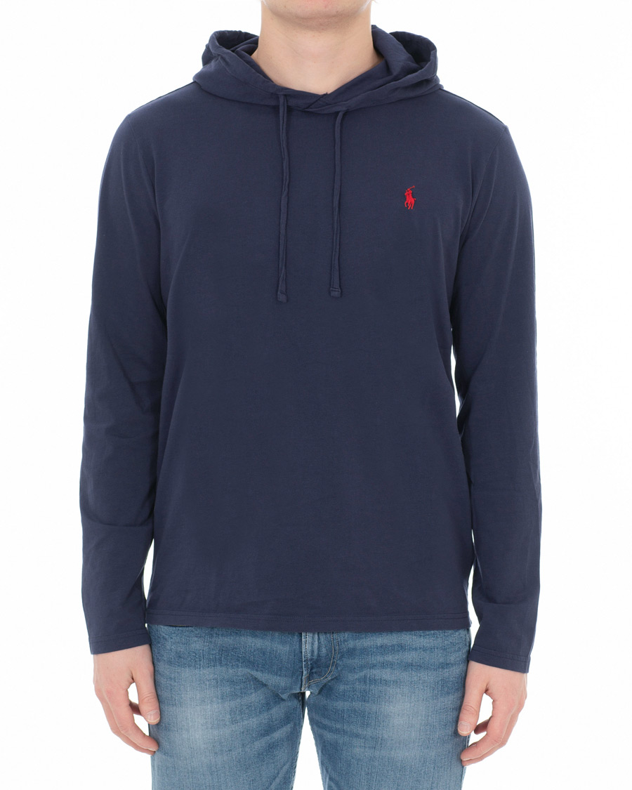 Heren | T-shirts | Polo Ralph Lauren | Long Sleeve Hoodie Newport Navy