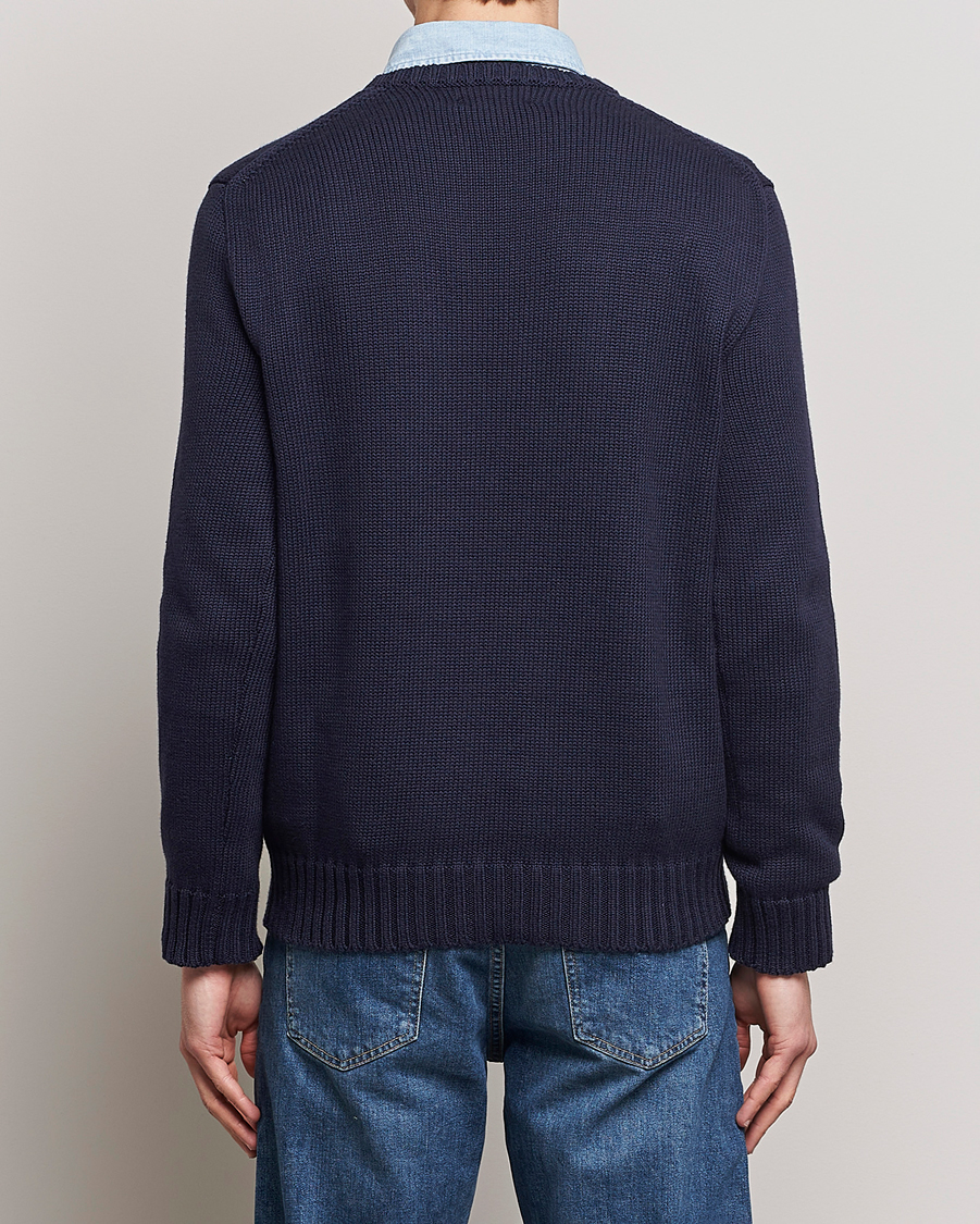 Heren | Truien | Polo Ralph Lauren | Knitted Flag Crew Neck Navy