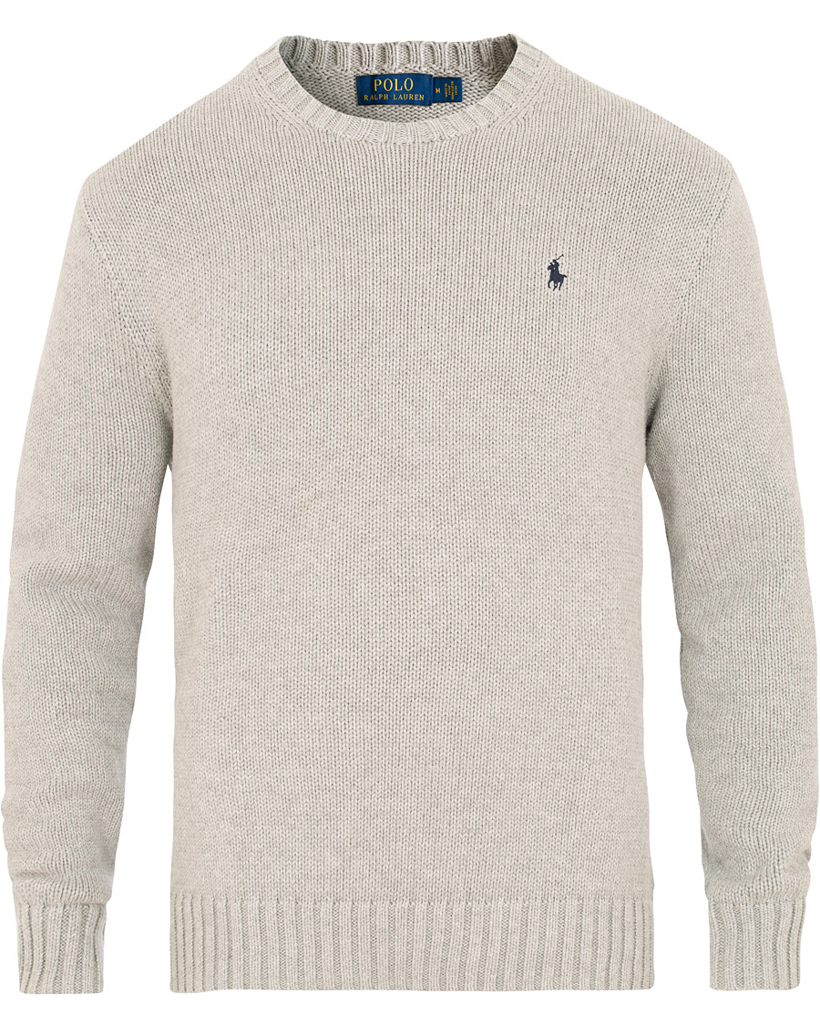 Heren | Truien | Polo Ralph Lauren | Cotton Crew Neck Pullover Andover Grey