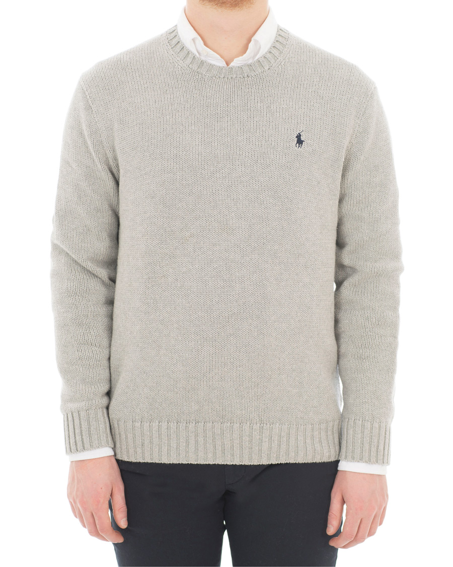 Heren | Truien | Polo Ralph Lauren | Cotton Crew Neck Pullover Andover Grey