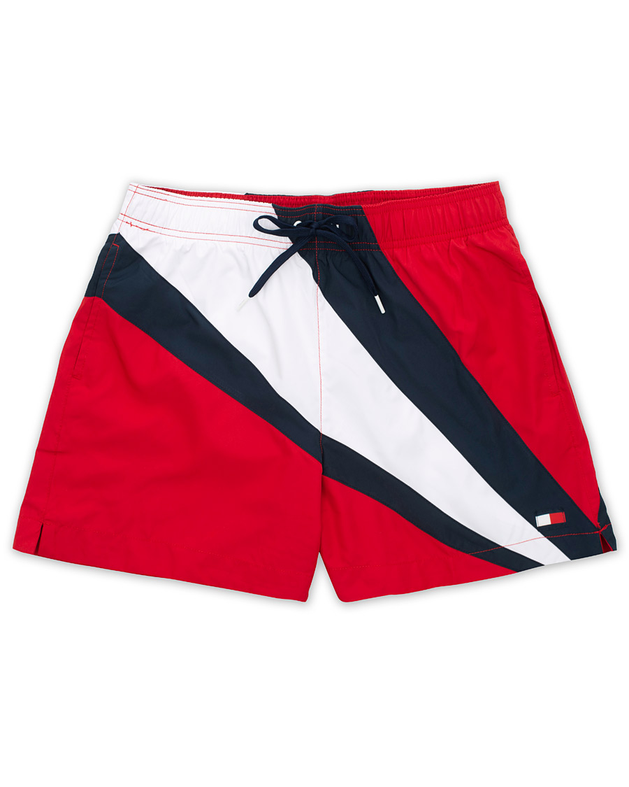 Heren | Zwembroek | Tommy Hilfiger | Tommy Archive Medium Drawstring Tango Red