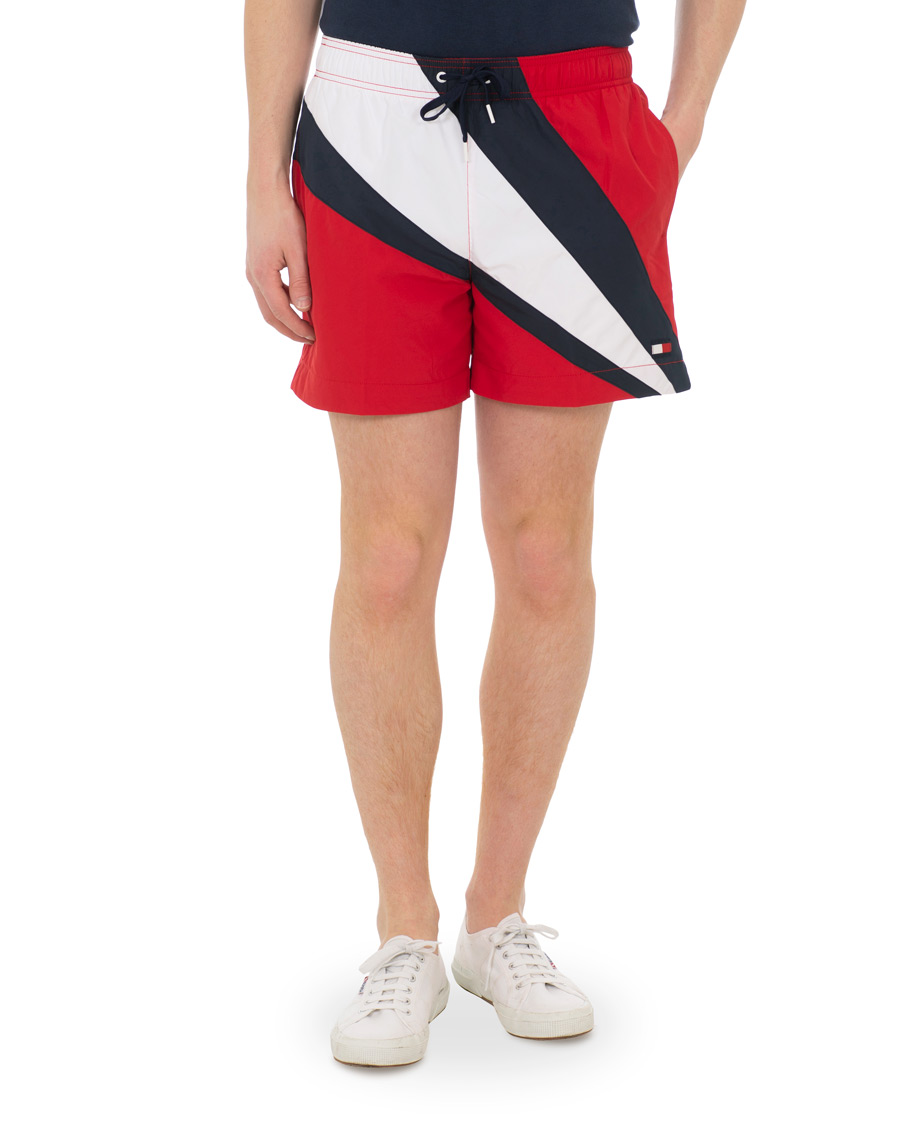 Heren | Zwembroek | Tommy Hilfiger | Tommy Archive Medium Drawstring Tango Red