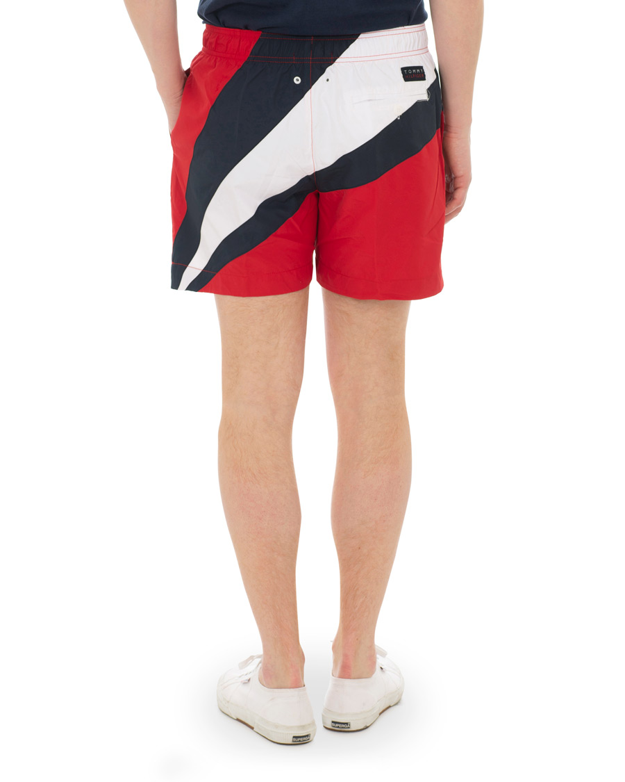 Heren | Zwembroek | Tommy Hilfiger | Tommy Archive Medium Drawstring Tango Red
