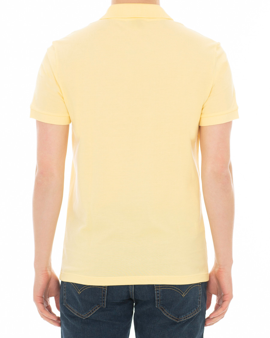 Heren | Polo's | Lacoste | Palm Crocodile Poloshirt Regular Fit Yellow