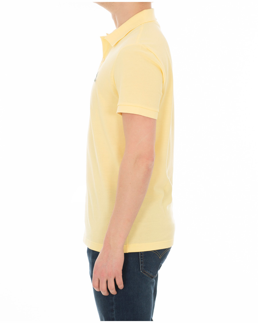 Heren | Polo's | Lacoste | Palm Crocodile Poloshirt Regular Fit Yellow