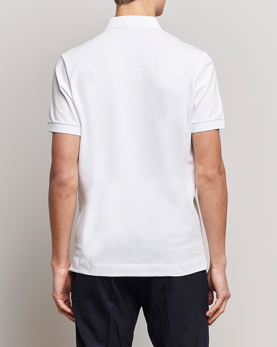 Men | Lacoste | Lacoste | Regular Fit Tonal Crocodile Poloshirt White