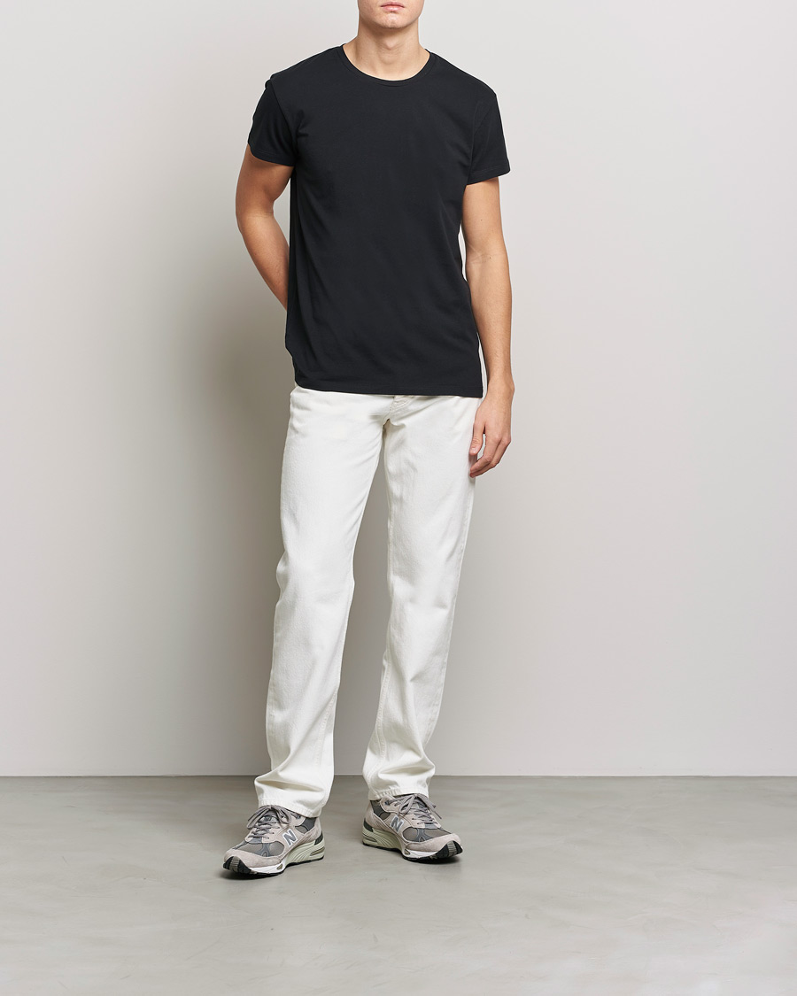 Heren | T-shirts | Samsøe Samsøe | Kronos Crew Neck Tee Black