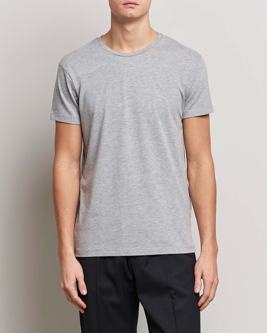 Heren | Kleding | Samsøe Samsøe | Kronos Crew Neck Tee Light Grey Melange