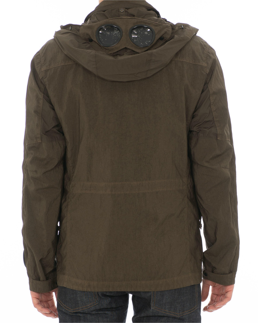 Heren | Jassen | C.P. Company | Garment Dyed Quartz Goggle Jacket Dark Green