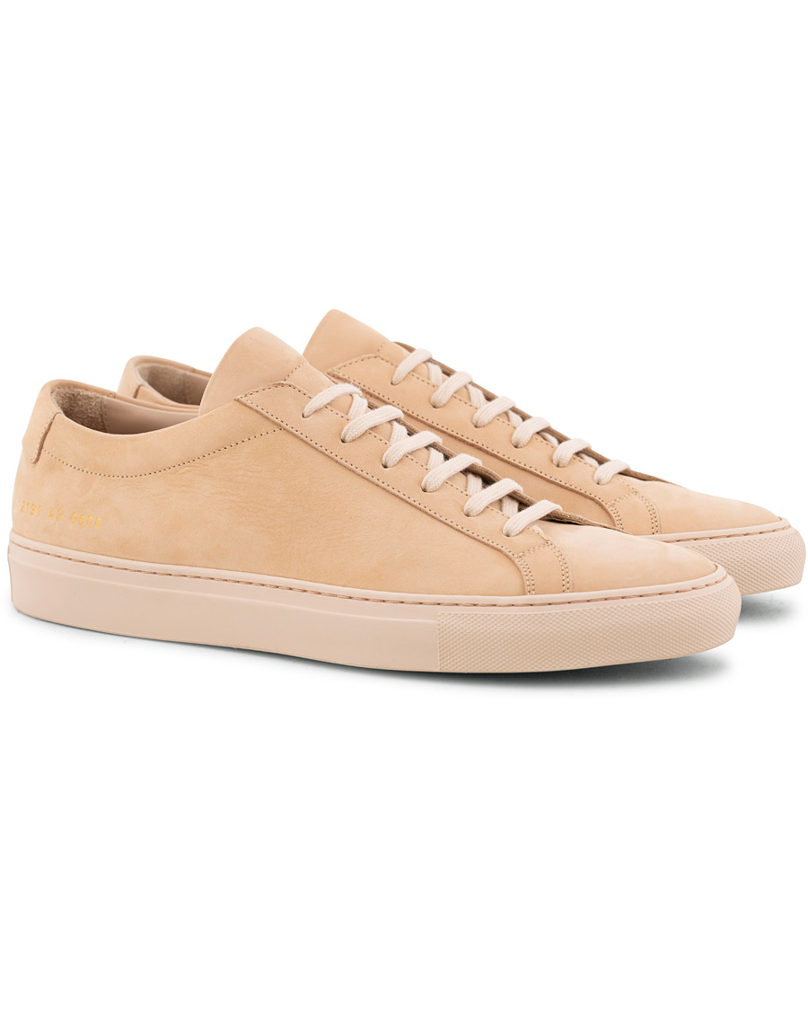 Heren | Common Projects Original Achilles Sneaker Light Pink Nubuck | Common Projects | Original Achilles Sneaker Light Pink Nubuck