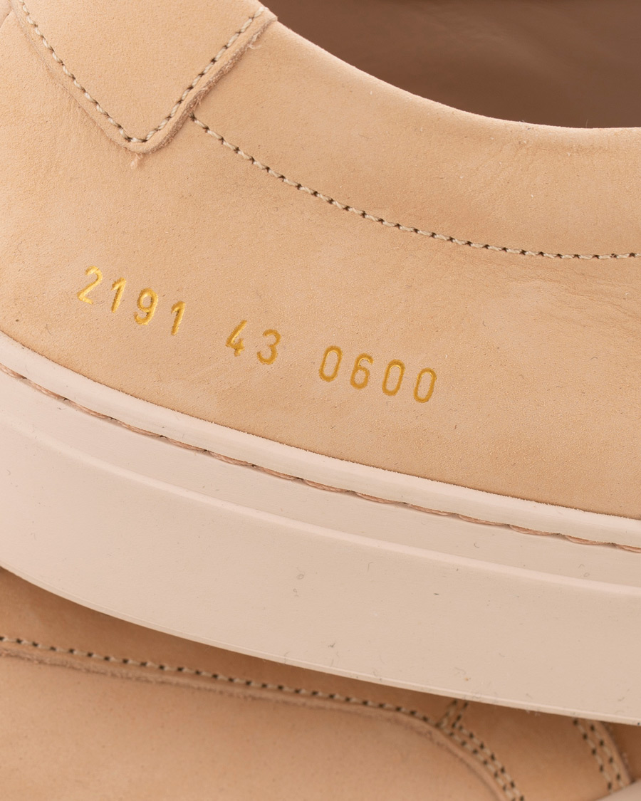 Heren | Common Projects Original Achilles Sneaker Light Pink Nubuck | Common Projects | Original Achilles Sneaker Light Pink Nubuck