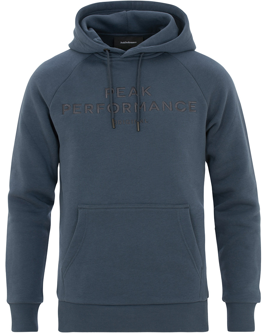 Heren | Truien | Peak Performance | Original Hoodie Blue Steel