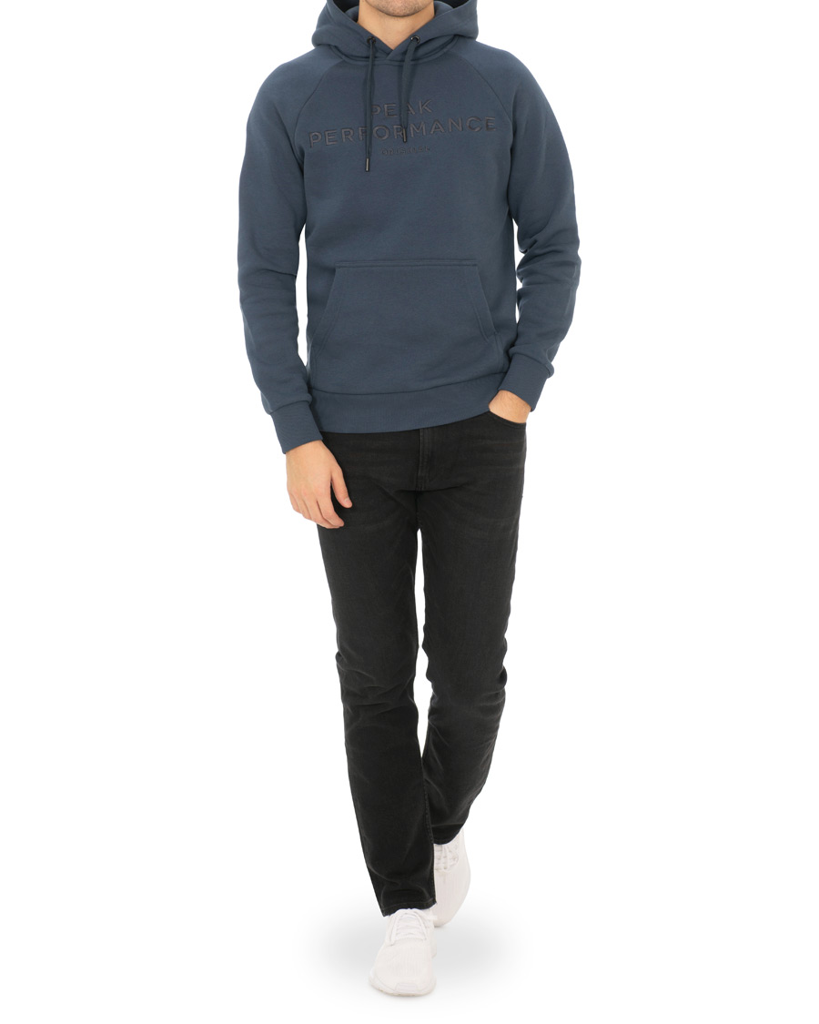 Heren | Truien | Peak Performance | Original Hoodie Blue Steel