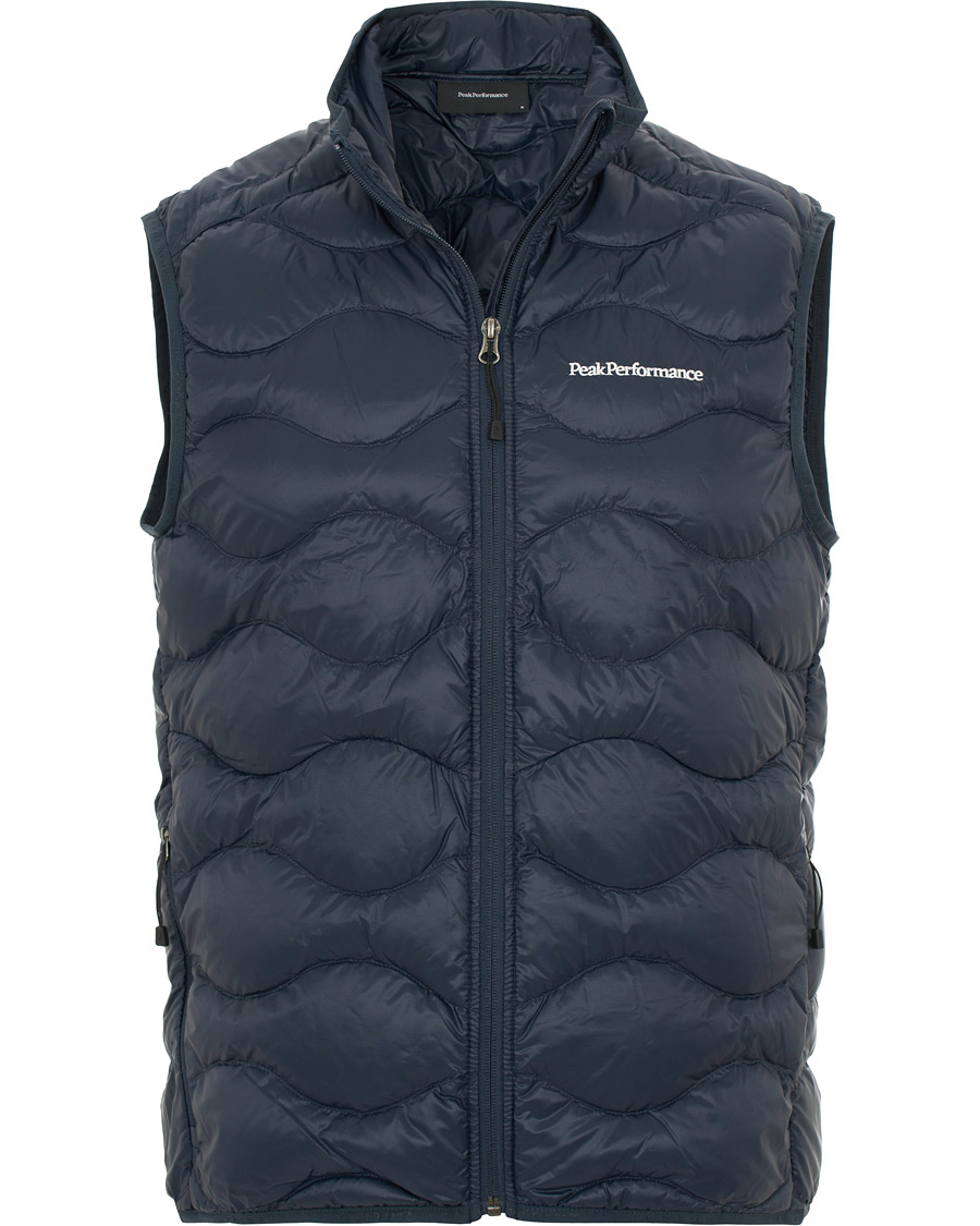 Heren | Jassen | Peak Performance | Helium Vest Blue Shadow