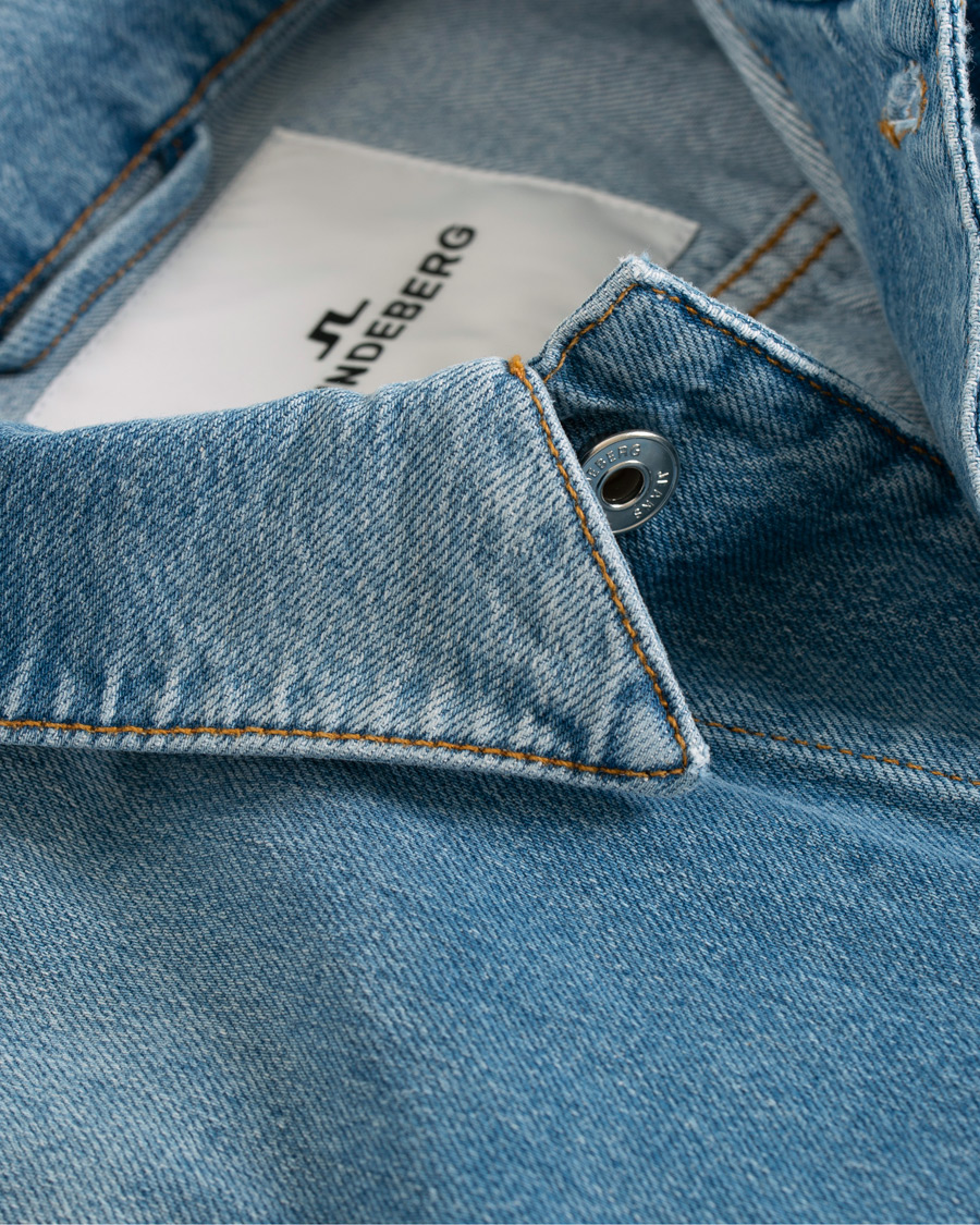 Heren | Jassen | J.Lindeberg | Ran Cali Denim Jacket Light Blue