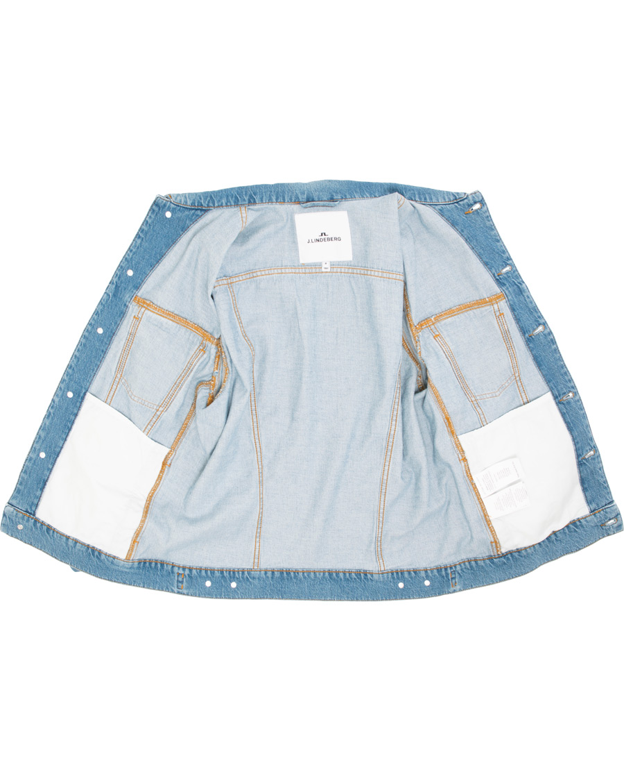 Heren | Jassen | J.Lindeberg | Ran Cali Denim Jacket Light Blue