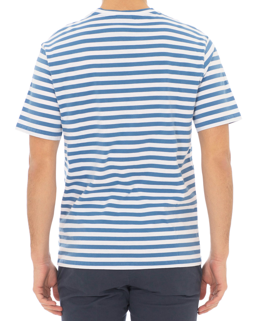 Heren | T-shirts | J.Lindeberg | Charles Stripe Tee Work Blue