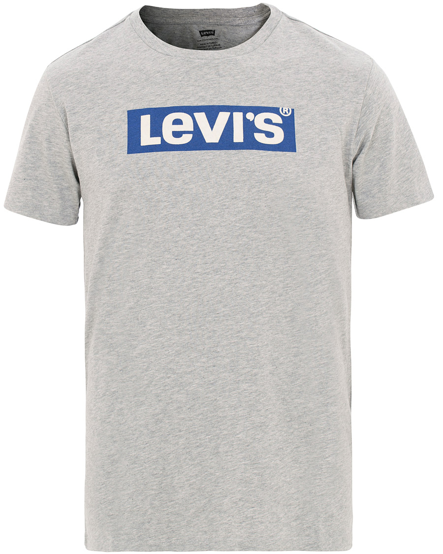 Heren | T-shirts | Levi's | Boxtab Graphic Tee Midtone Heather Grey