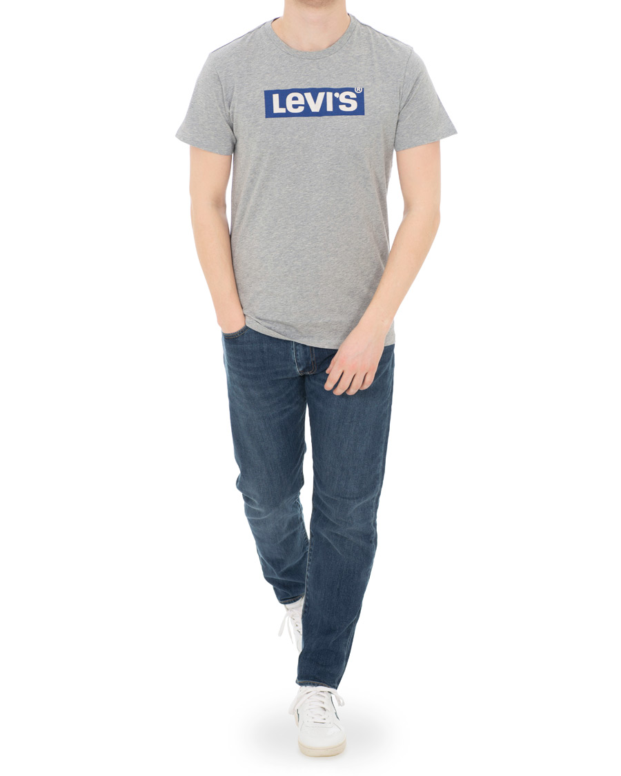 Heren | T-shirts | Levi's | Boxtab Graphic Tee Midtone Heather Grey