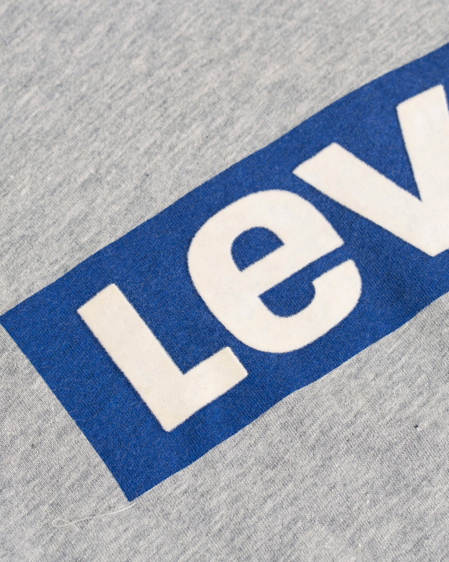 Heren | T-shirts | Levi's | Boxtab Graphic Tee Midtone Heather Grey