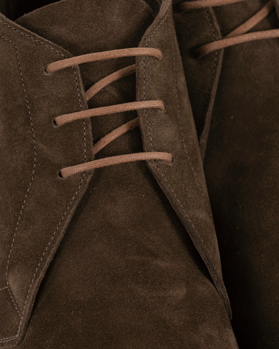Heren | Edward Green Shanklin Unlined Chukka Boot Mocha Suede | Edward Green | Shanklin Unlined Chukka Boot Mocha Suede