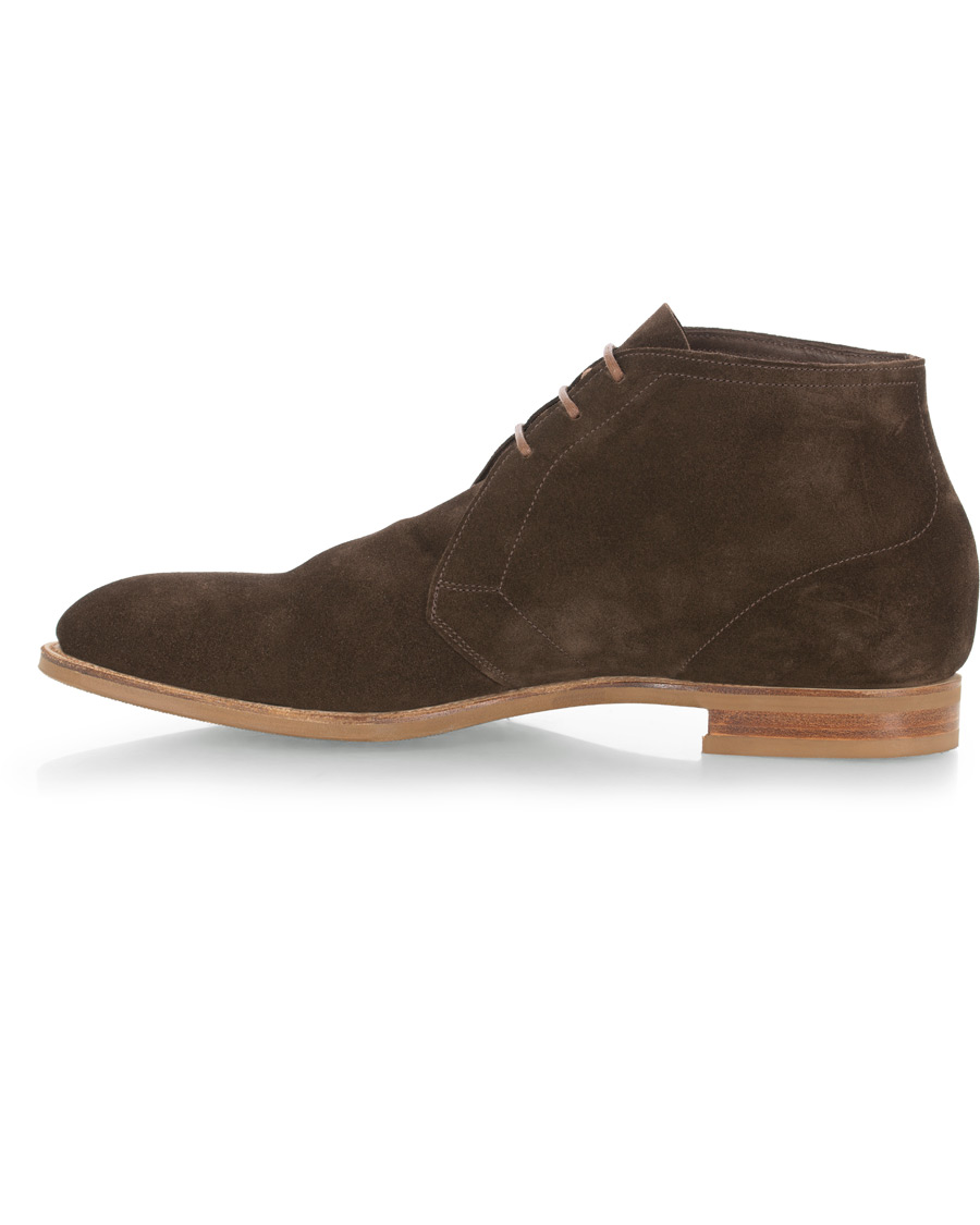 Heren | Edward Green Shanklin Unlined Chukka Boot Mocha Suede | Edward Green | Shanklin Unlined Chukka Boot Mocha Suede