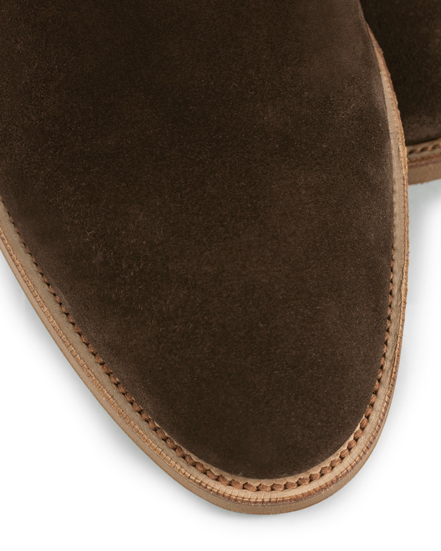 Heren | Edward Green Shanklin Unlined Chukka Boot Mocha Suede | Edward Green | Shanklin Unlined Chukka Boot Mocha Suede