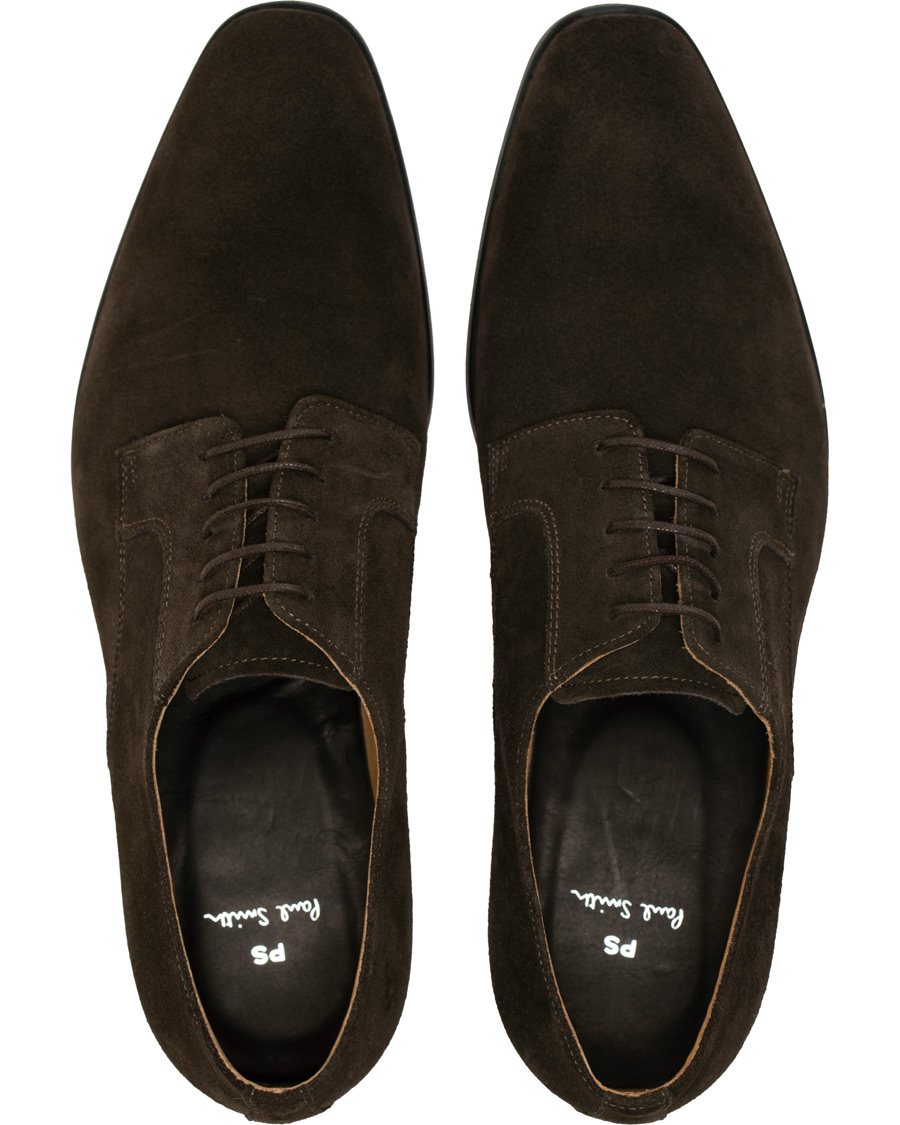 Heren | PS Paul Smith Daniel Rubber Sole Oxford Dark Brown Suede | PS Paul Smith | Daniel Rubber Sole Oxford Dark Brown Suede