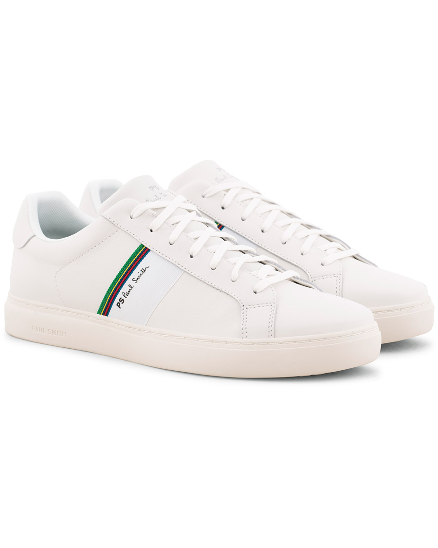 Heren | PS Paul Smith Rex Sneaker White Calf | PS Paul Smith | Rex Sneaker White Calf