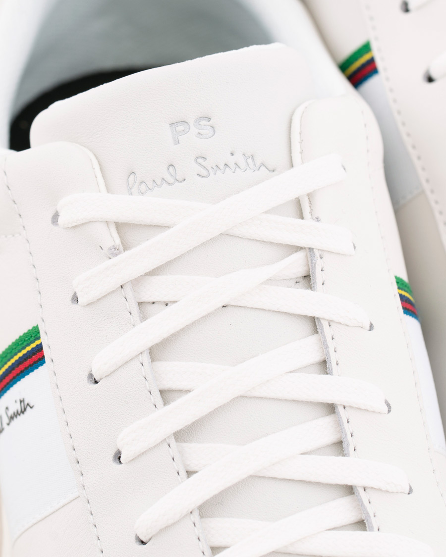 Heren | PS Paul Smith Rex Sneaker White Calf | PS Paul Smith | Rex Sneaker White Calf