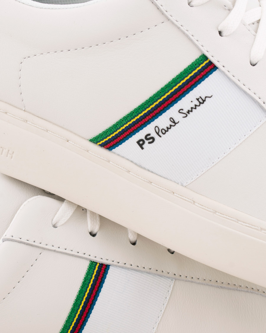 Heren | PS Paul Smith Rex Sneaker White Calf | PS Paul Smith | Rex Sneaker White Calf